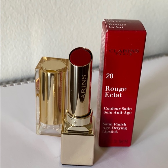 Clarins Rouge Eclat Lipstick 20 Red Fuchsia - Picture 1 of 1